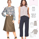 Schnittmuster Burda 6434 Bluse - Ribes y Casals