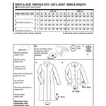 Schnittmuster Burda 6461 Mantel y Jacke - Ribes y Casals
