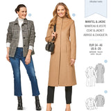 Schnittmuster Burda 6461 Mantel y Jacke - Ribes y Casals