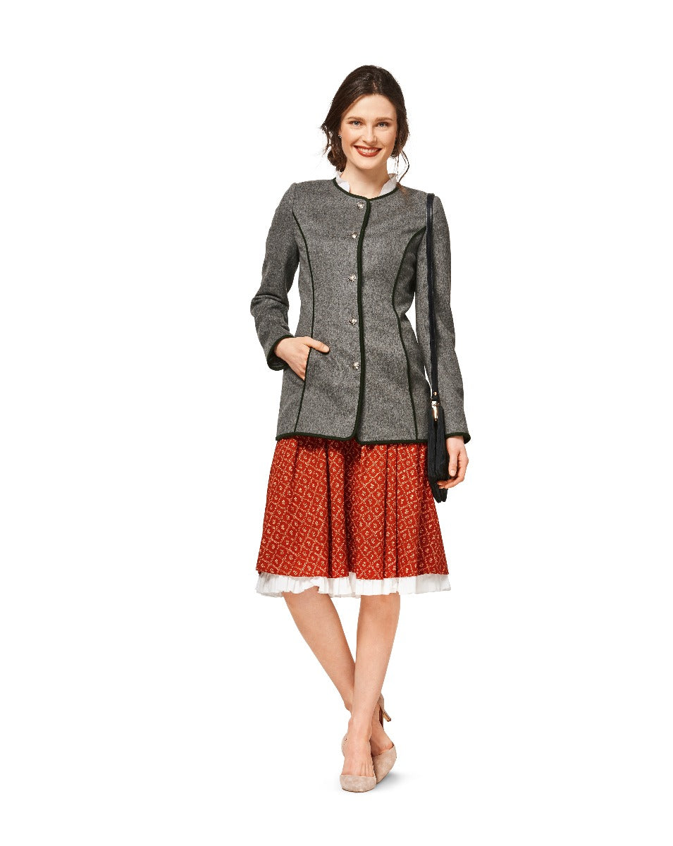 Schnittmuster Burda 6465 Jacke - Ribes y Casals