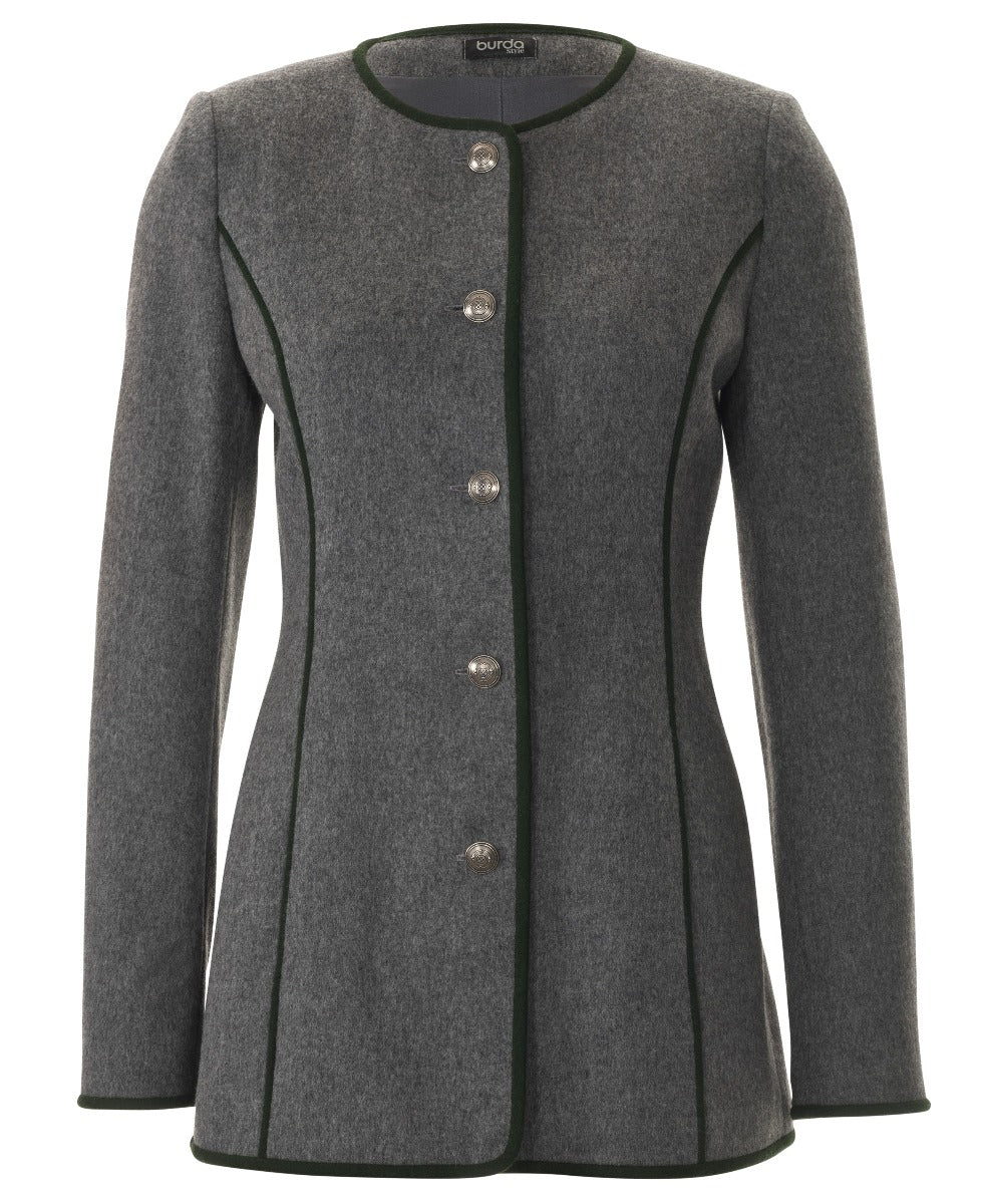 Schnittmuster Burda 6465 Jacke - Ribes y Casals