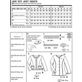 Schnittmuster Burda 6465 Jacke - Ribes y Casals