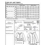 Schnittmuster Burda 6465 Jacke - Ribes y Casals