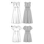 Schnittmuster Burda 6496 Kleid - Ribes y Casals