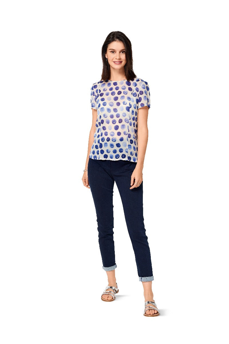 Schnittmuster Burda 6525 Top - Ribes y Casals