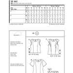 Schnittmuster Burda 6525 Top - Ribes y Casals
