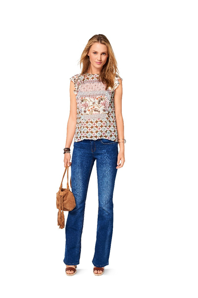 Schnittmuster Burda 6525 Top - Ribes y Casals