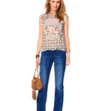 Schnittmuster Burda 6525 Top - Ribes y Casals