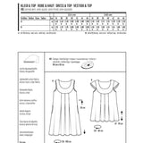 Schnittmuster Burda 6532 Kleid y Oberteil - Ribes y Casals