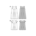 Schnittmuster Burda 6532 Kleid y Oberteil - Ribes y Casals