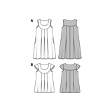 Schnittmuster Burda 6532 Kleid y Oberteil - Ribes y Casals