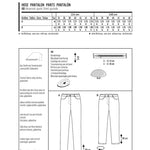 Schnittmuster Burda 6534 Hose - Ribes y Casals