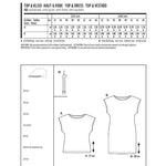 Schnittmuster Burda 6540 Kleid y Oberteil - Ribes y Casals