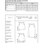 Schnittmuster Burda 6541 Kleid y Oberteil - Ribes y Casals