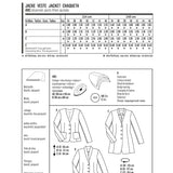 Schnittmuster Burda 6569 Jacke - Ribes y Casals
