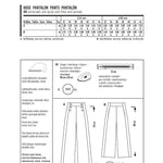 Schnittmuster Burda 6573 Hose - Ribes y Casals