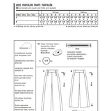Schnittmuster Burda 6573 Hose - Ribes y Casals