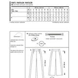 Schnittmuster Burda 6573 Hose - Ribes y Casals
