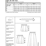 Schnittmuster Burda 6586 Rock - Ribes y Casals