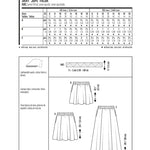 Schnittmuster Burda 6586 Rock - Ribes y Casals