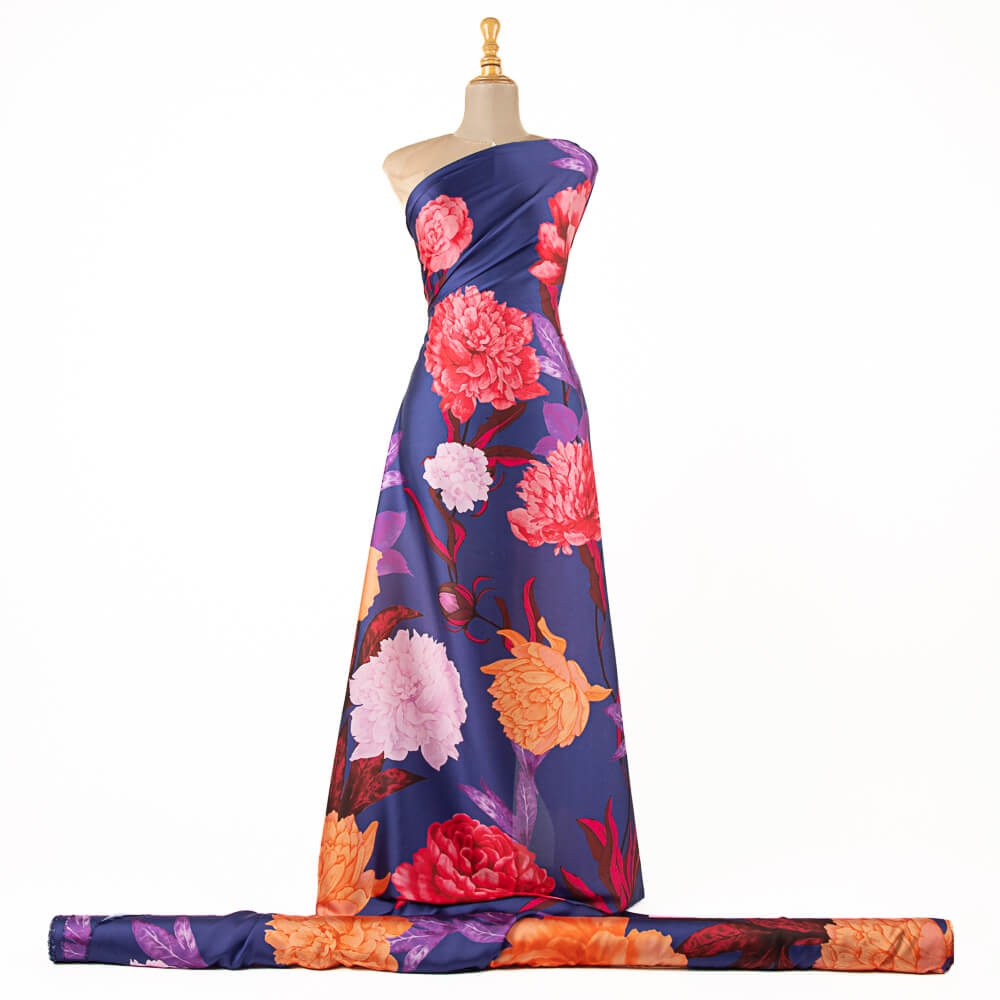Satingeprägte Maxi-Blume Orange - Ribes y Casals