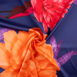 Satingeprägte Maxi-Blume Orange - Ribes y Casals