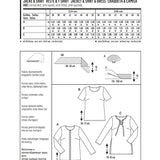 Schnittmuster Burda 6610 Jacke y Hemd - Ribes y Casals