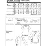 Schnittmuster Burda 6610 Jacke y Hemd - Ribes y Casals