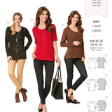 Schnittmuster Burda 6611 Hemd - Ribes y Casals