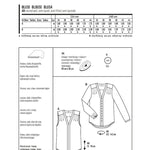 Schnittmuster Burda 6632 Bluse - Ribes y Casals