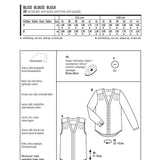 Schnittmuster Burda 6632 Bluse - Ribes y Casals