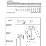 Schnittmuster Burda 6632 Bluse - Ribes y Casals