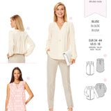 Schnittmuster Burda 6632 Bluse - Ribes y Casals