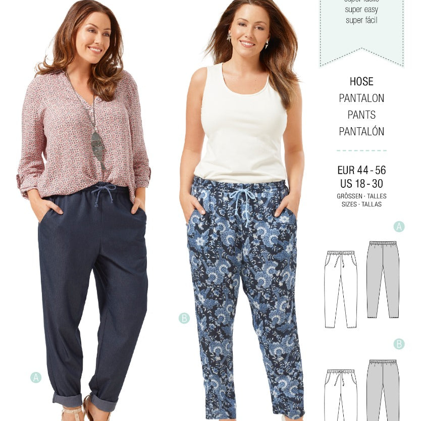 Schnittmuster Burda 6678 Hose - Ribes y Casals