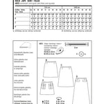 Schnittmuster Burda 6682 Rock - Ribes y Casals