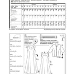 Schnittmuster Burda 6687 Kleid y Jacke - Ribes y Casals