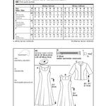 Schnittmuster Burda 6687 Kleid y Jacke - Ribes y Casals