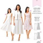 Schnittmuster Burda 6687 Kleid y Jacke - Ribes y Casals