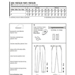 Schnittmuster Burda 6689 Hose - Ribes y Casals