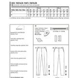Schnittmuster Burda 6689 Hose - Ribes y Casals