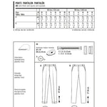 Schnittmuster Burda 6689 Hose - Ribes y Casals