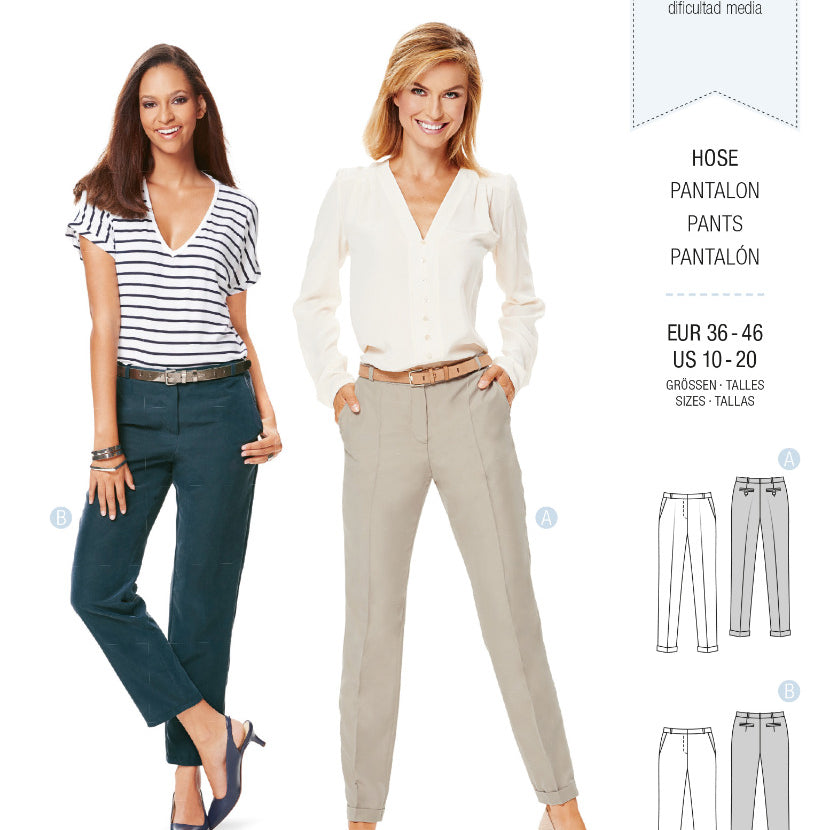 Schnittmuster Burda 6689 Hose - Ribes y Casals