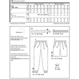 Schnittmuster Burda 6719 Hose - Ribes y Casals