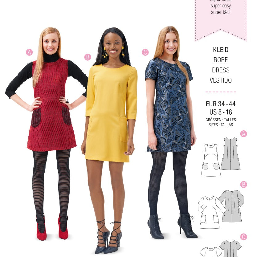 Schnittmuster Burda 6721 Kleid - Ribes y Casals