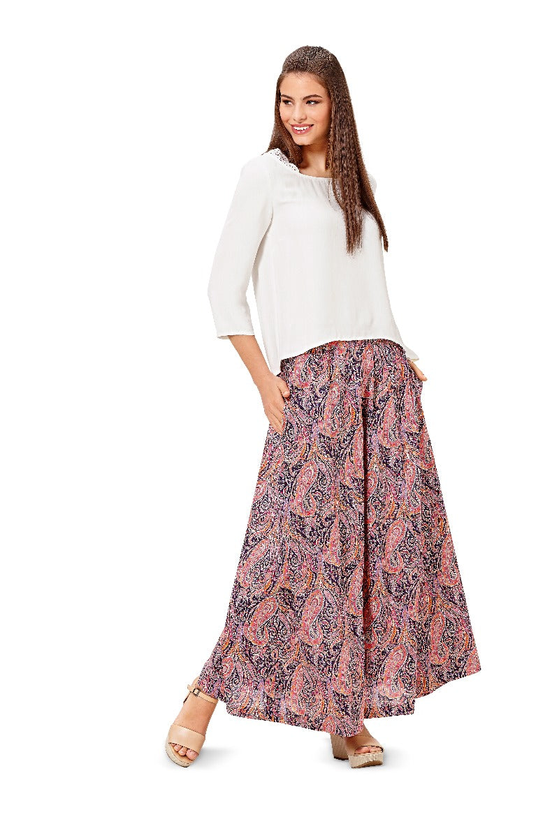 Schnittmuster Burda 6586 Rock - Ribes y Casals