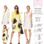 Schnittmuster Burda 6773 Jacke y Kleid - Ribes y Casals