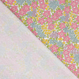Perkal Bedruckte Girlande Rosa - Ribes y Casals