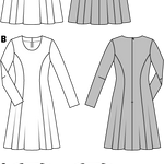 Schnittmuster Burda 6821 Kleid - Ribes y Casals