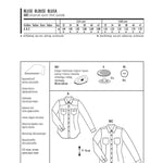 Schnittmuster Burda 6849 Bluse - Ribes y Casals