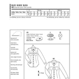 Schnittmuster Burda 6849 Bluse - Ribes y Casals